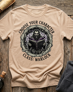 Choose Your Character Class: Warlock T-Shirt