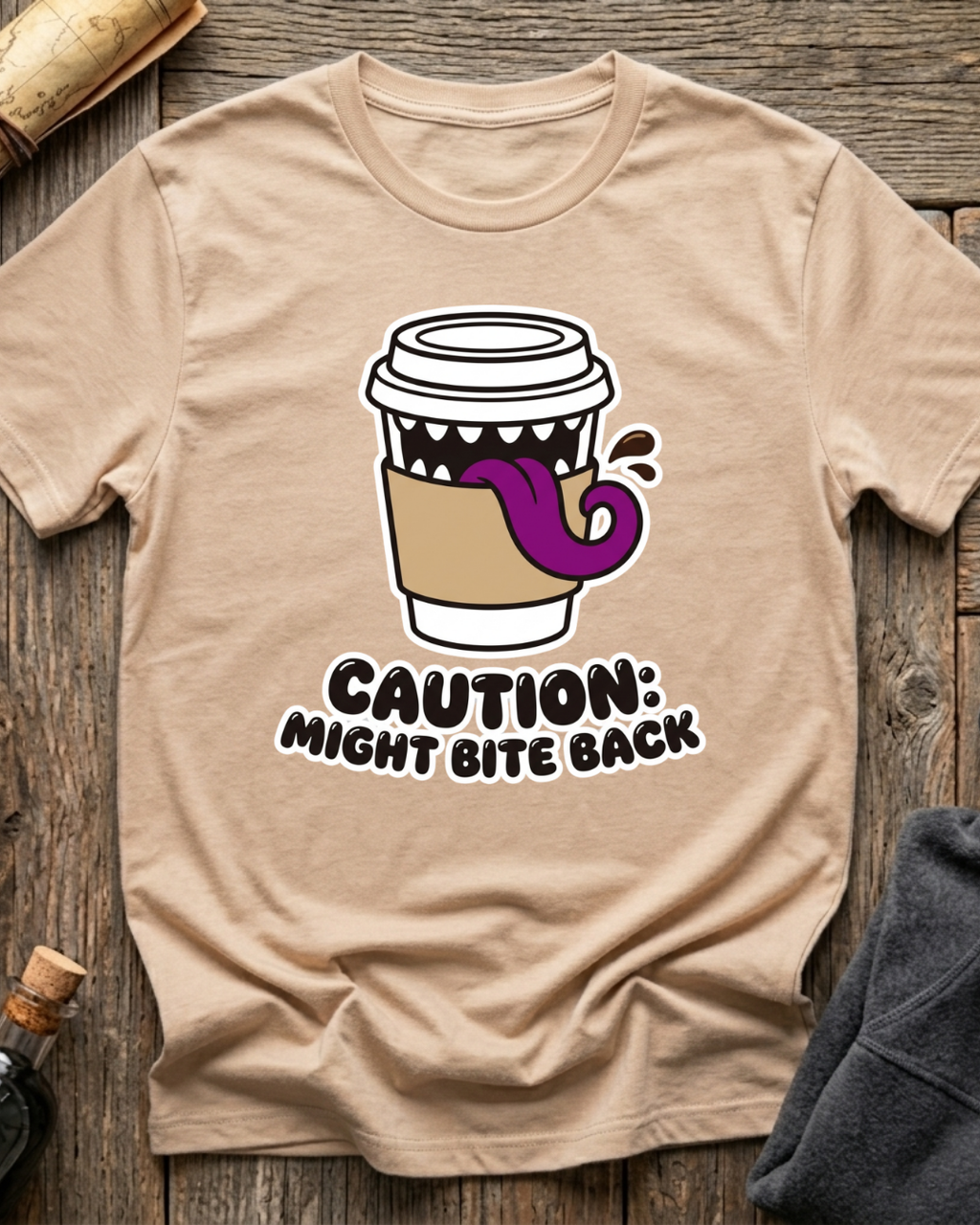 Caution: Might Bite Back T-Shirt