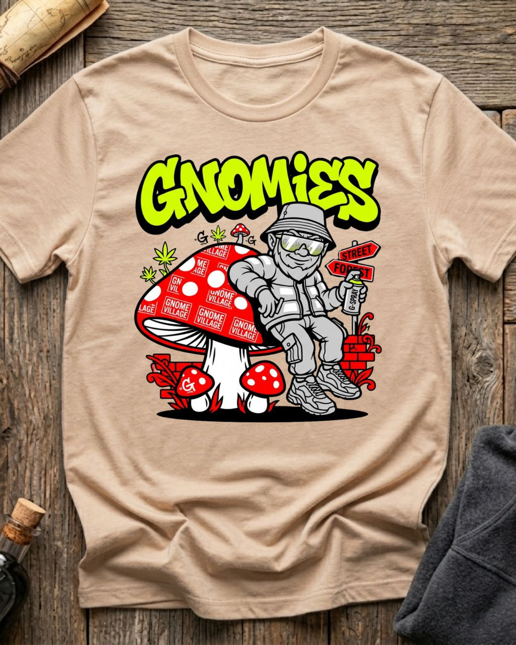 Gnome Village Graffiti T-Shirt