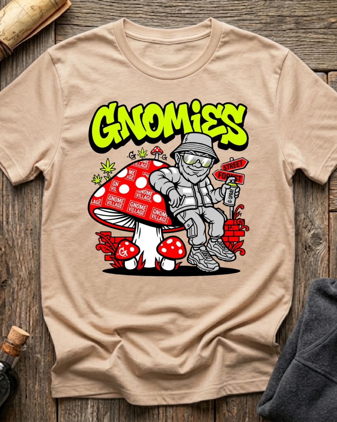 Gnome Village Graffiti T-Shirt