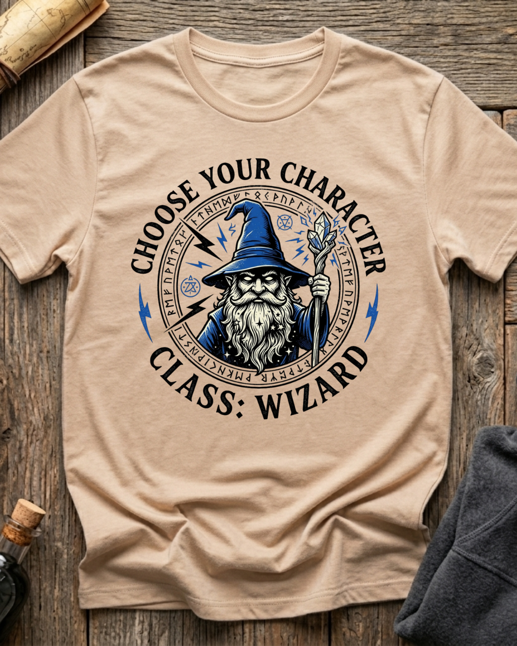 Choose Your Character Class: Wizard T-Shirt