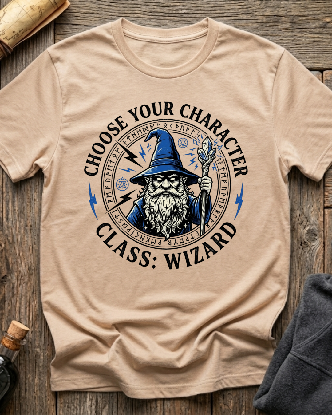 Choose Your Character Class: Wizard T-Shirt