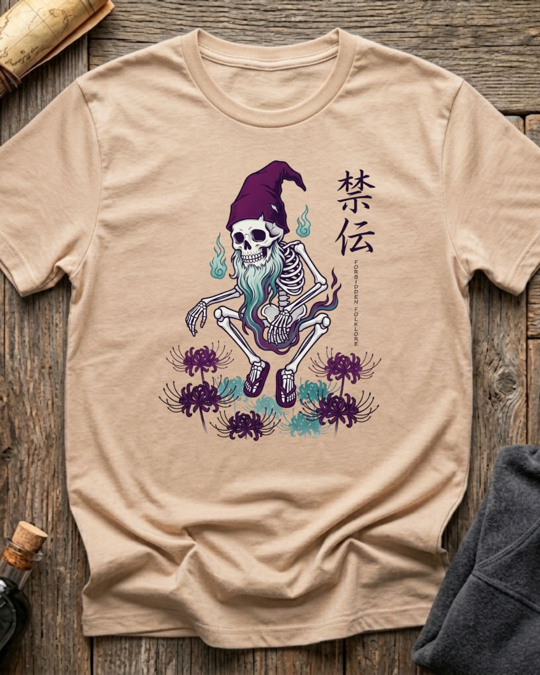 Skeleton Spirit Gnome T-Shirt