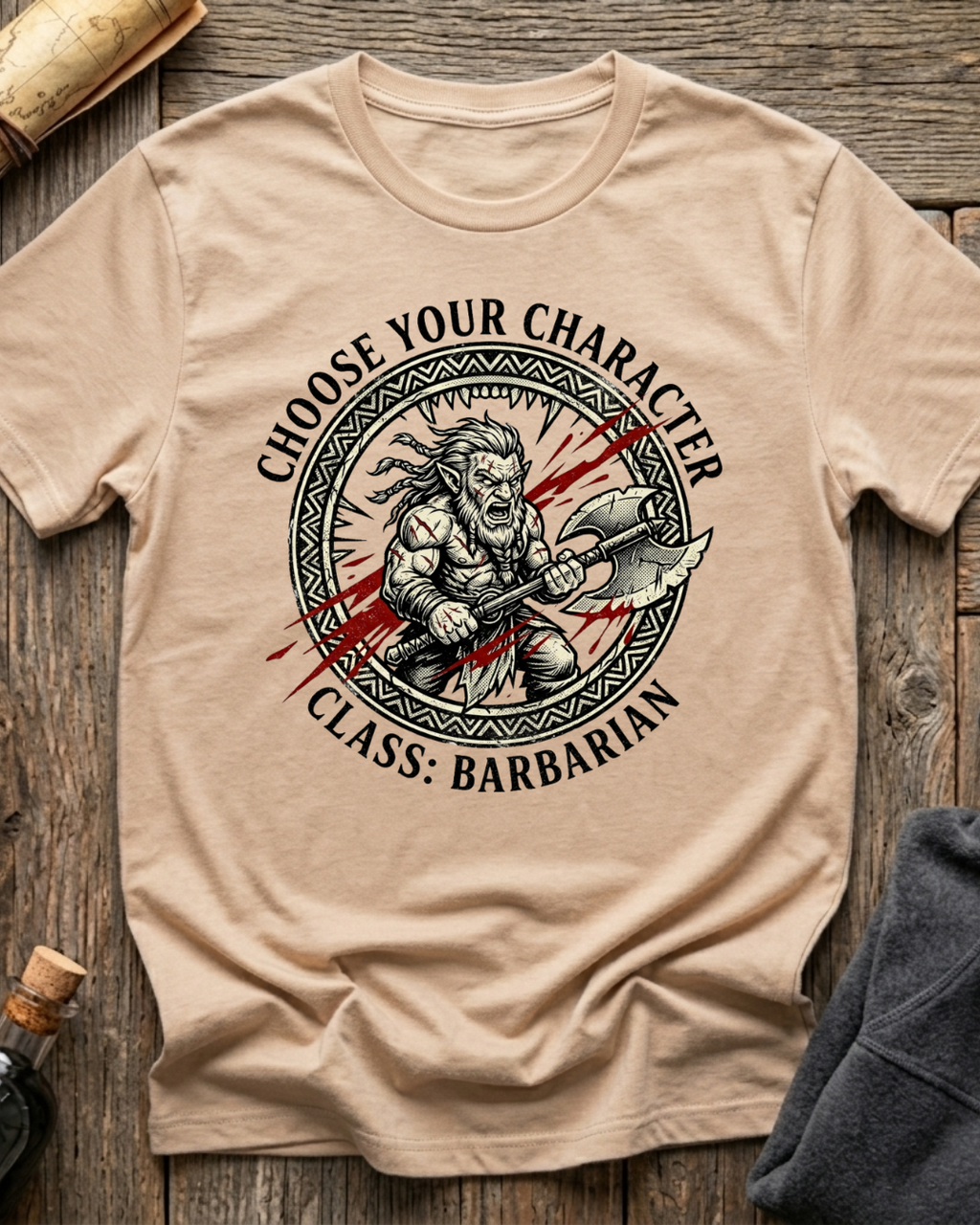 Choose Your Character Class: Barbarian T-Shirt