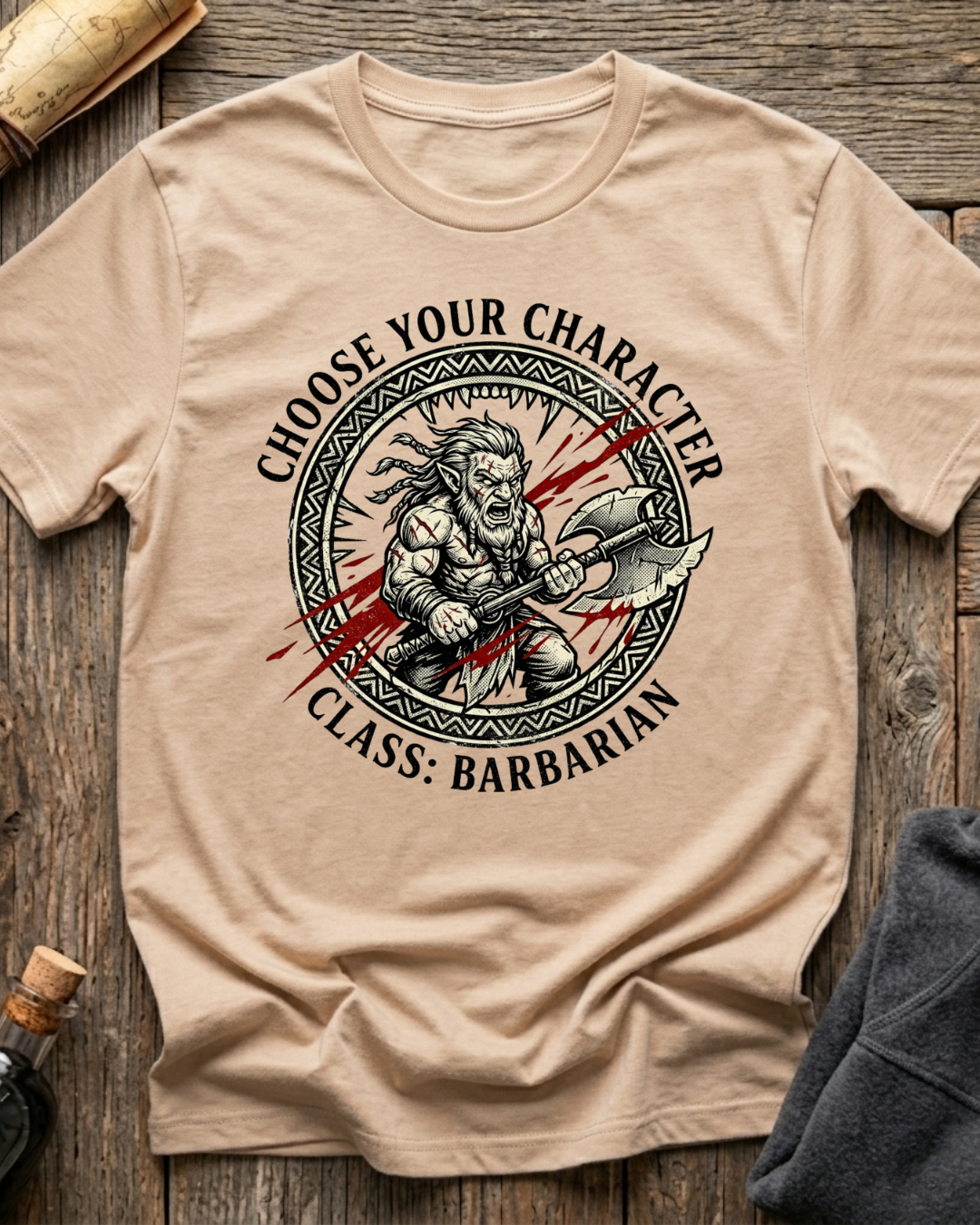 Choose Your Character Class: Barbarian T-Shirt