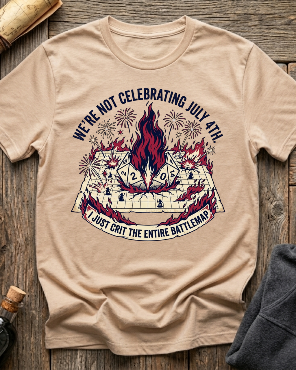 I Just Crit The Entire Battlemap T-Shirt