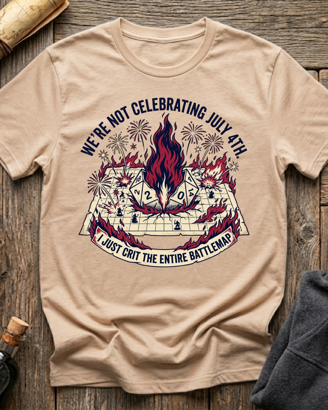 I Just Crit The Entire Battlemap T-Shirt