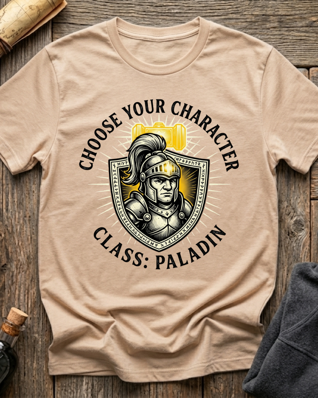 Choose Your Character Class: Paladin T-Shirt