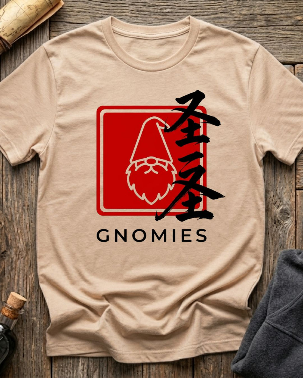 Gnomies Kanji Crest V.1 T-Shirt