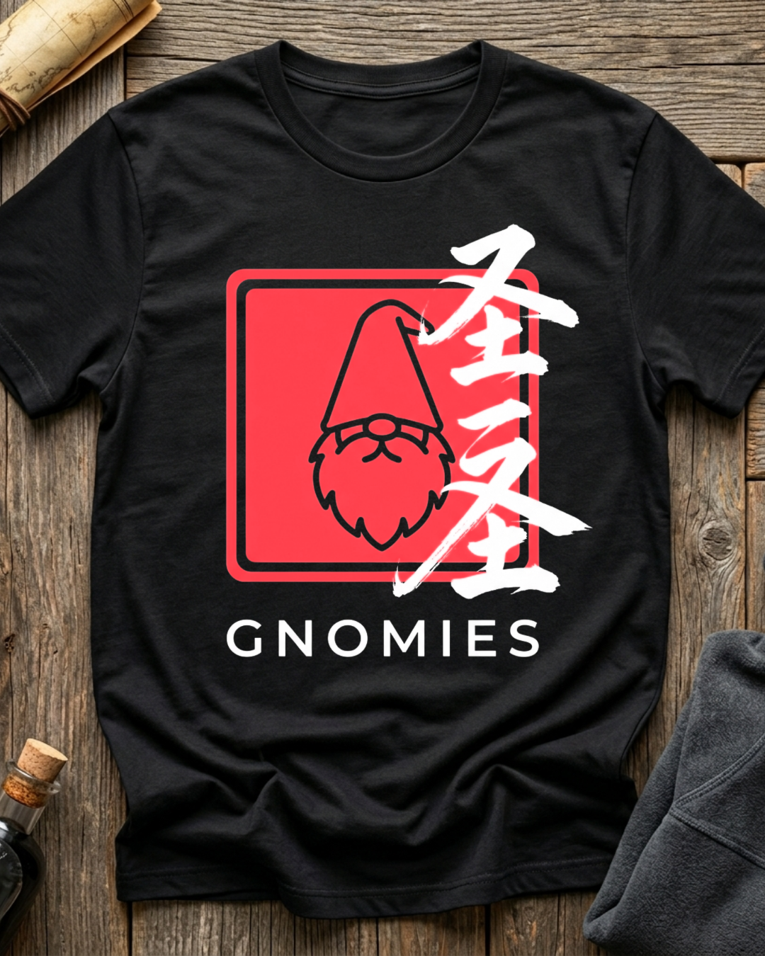 Gnomies Kanji Crest V.2 T-Shirt