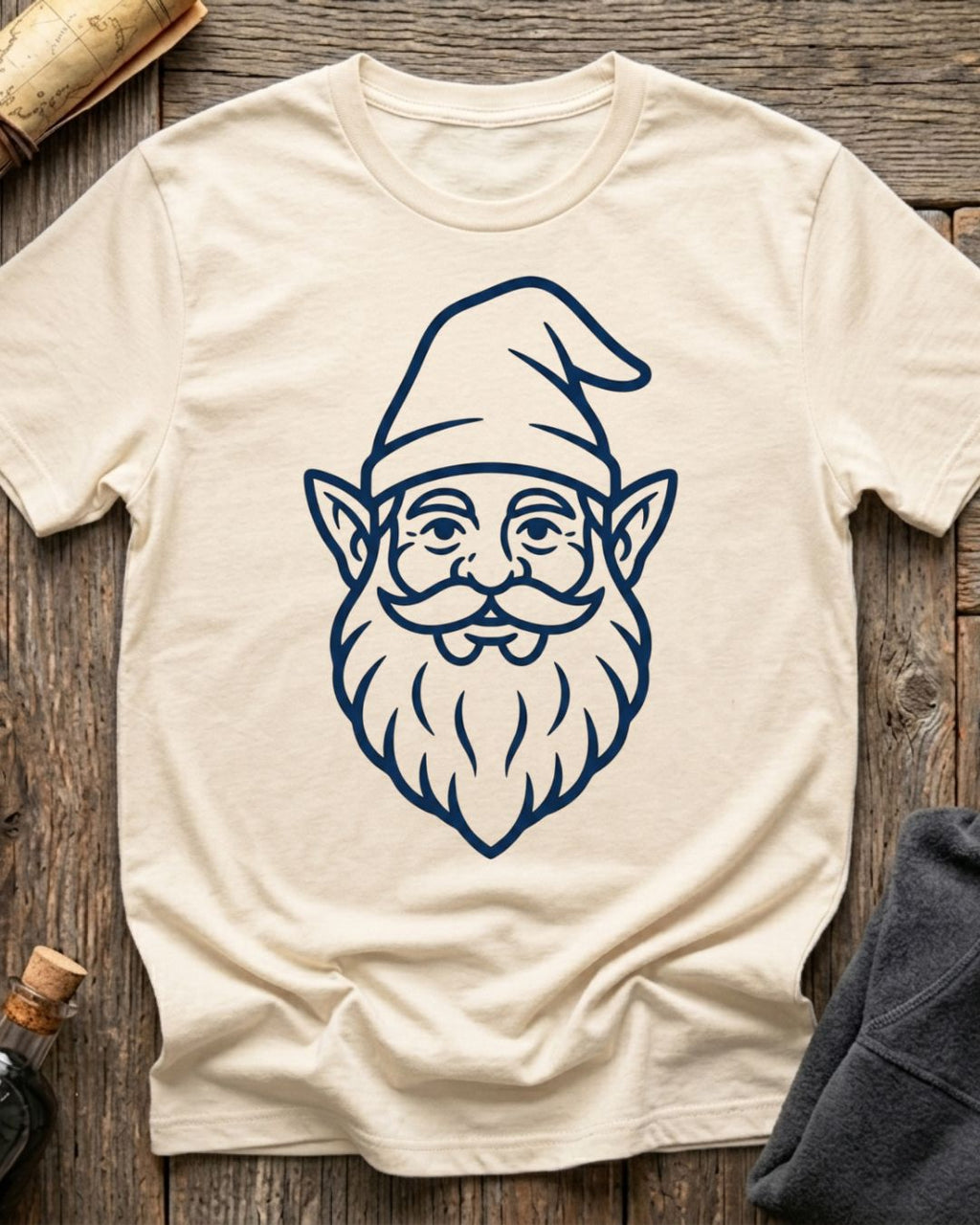 Minimalistic Gnome Head T-Shirt