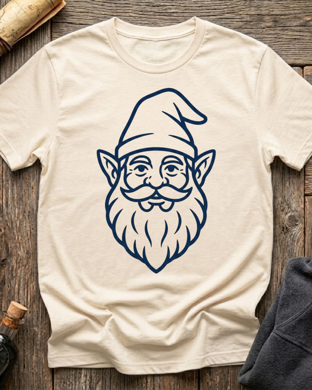Minimalistic Gnome Head T-Shirt
