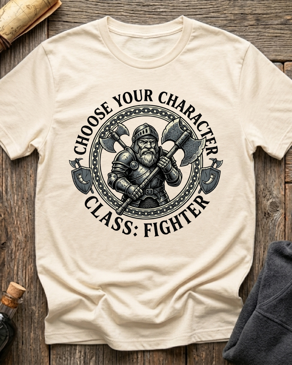 Choose Your Character Class: Fighter T-Shirt