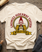 Gnomies Hideaway Tavern World Tour T-Shirt