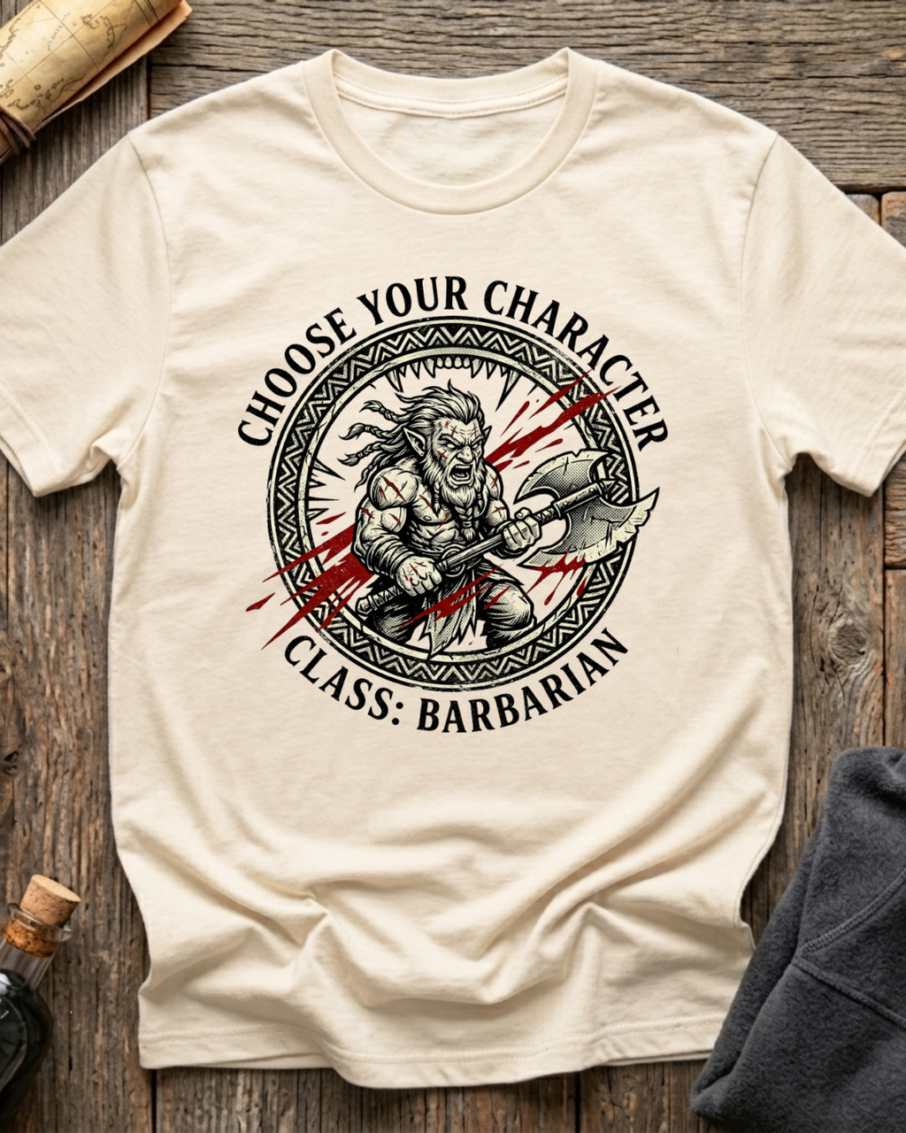 Choose Your Character Class: Barbarian T-Shirt