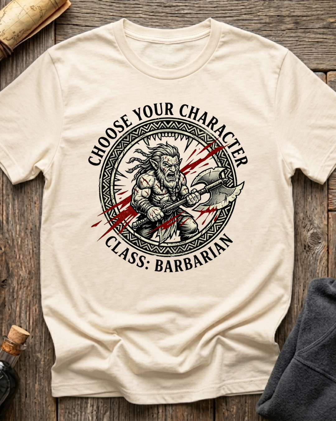 Choose Your Character Class: Barbarian T-Shirt