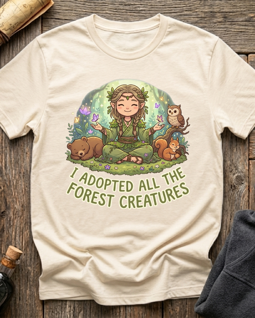 Druid Forest Creatures T-Shirt