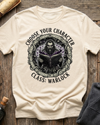 Choose Your Character Class: Warlock T-Shirt
