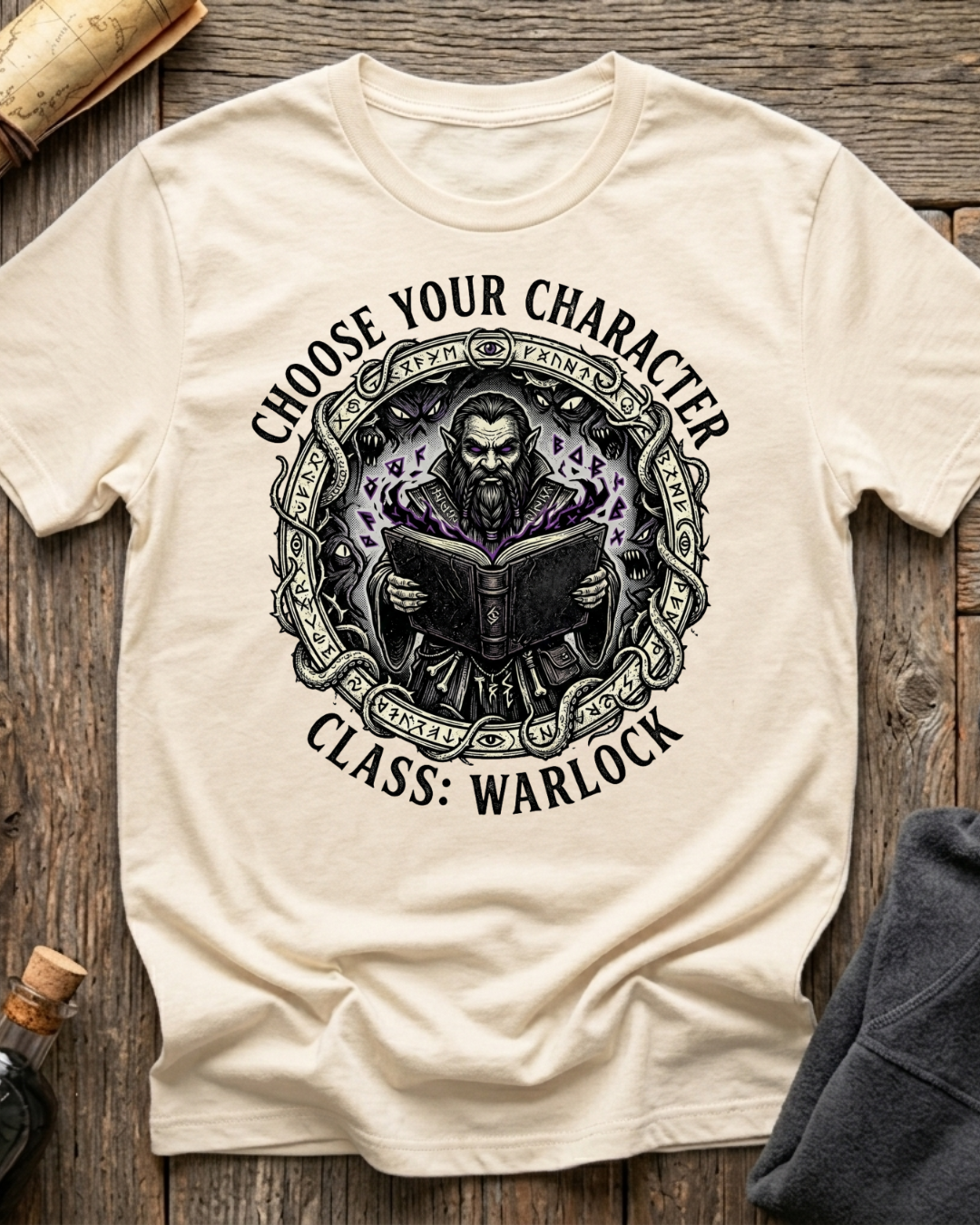 Choose Your Character Class: Warlock T-Shirt