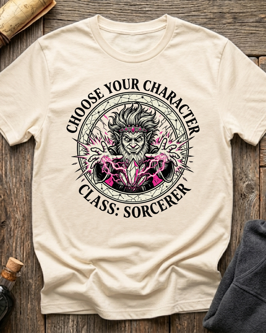 Choose Your Character Class: Sorcerer T-Shirt
