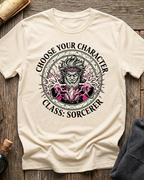 Choose Your Character Class: Sorcerer T-Shirt