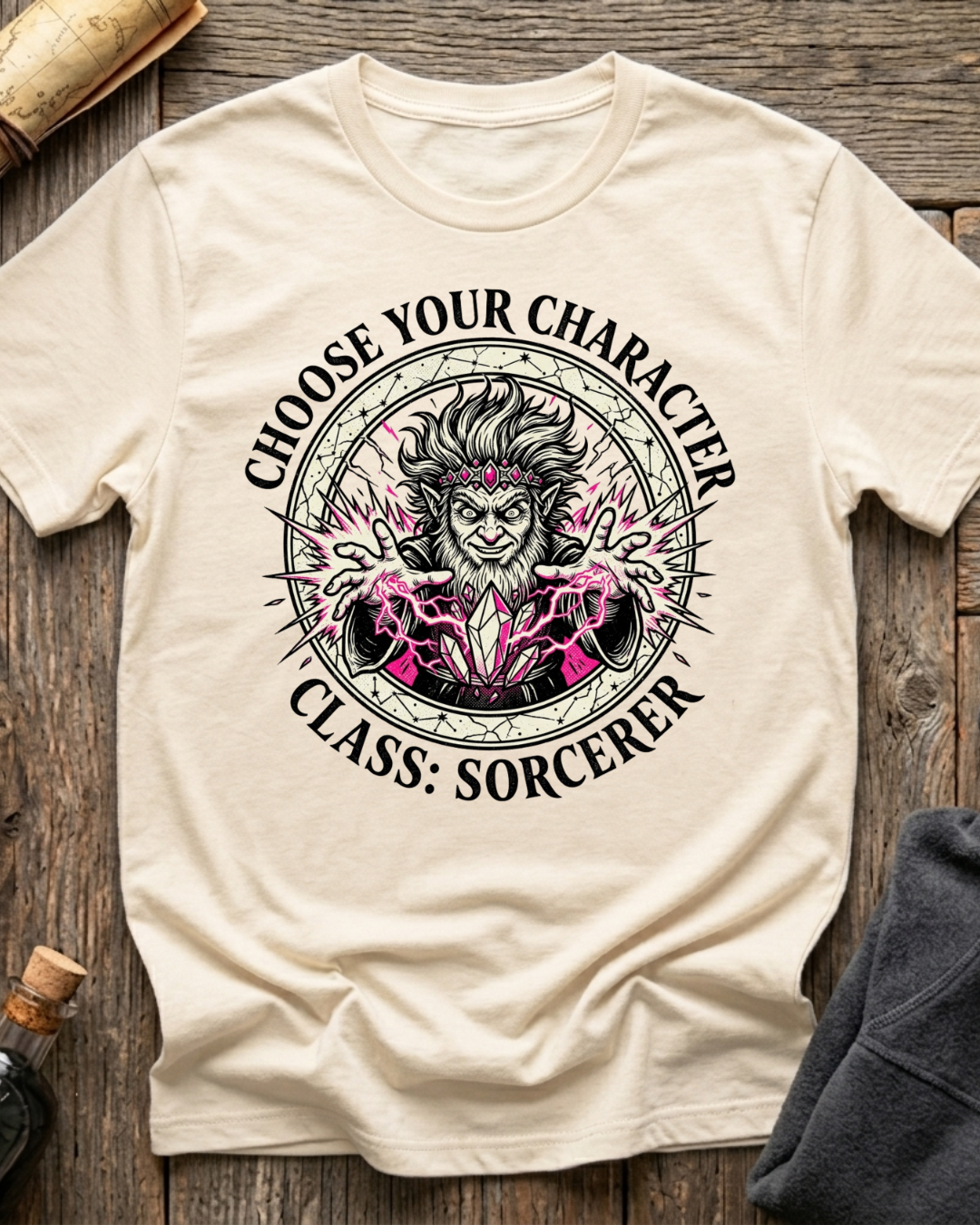 Choose Your Character Class: Sorcerer T-Shirt