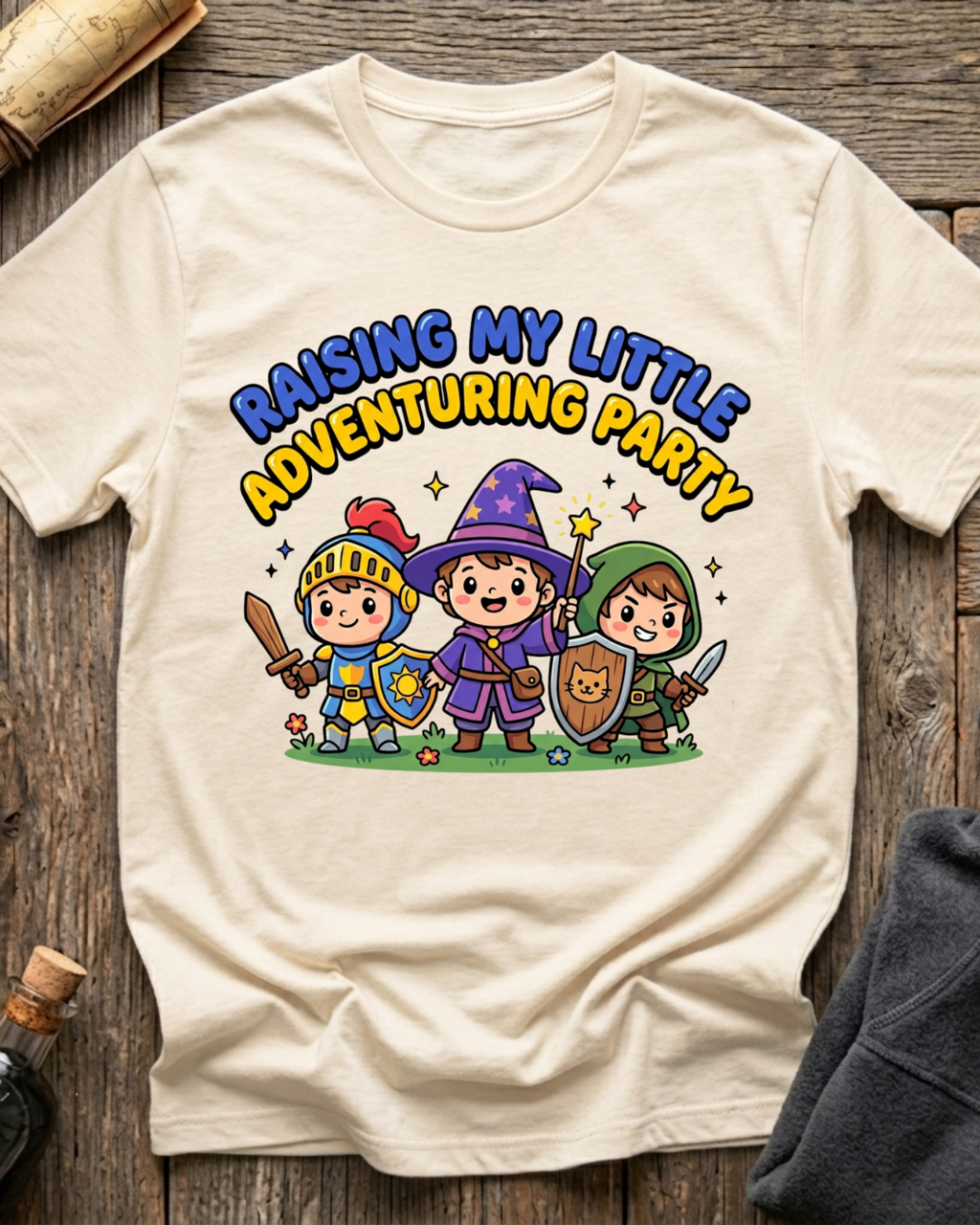 Raising My Little Adventuring Party T-Shirt