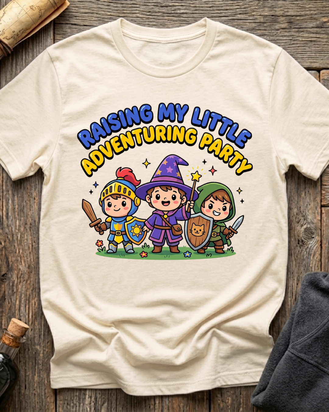 Raising My Little Adventuring Party T-Shirt