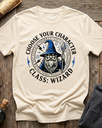 Choose Your Character Class: Wizard T-Shirt