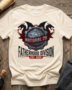 Natural 20 Fatherhood Division T-Shirt
