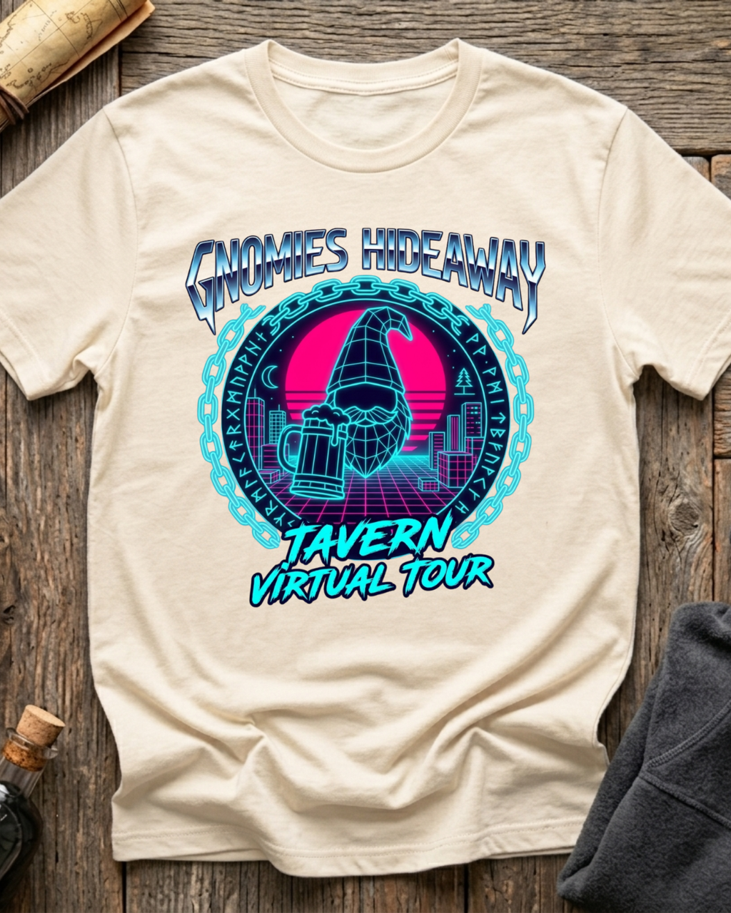 Gnomies Hideaway Tavern Virtual Tour T-Shirt