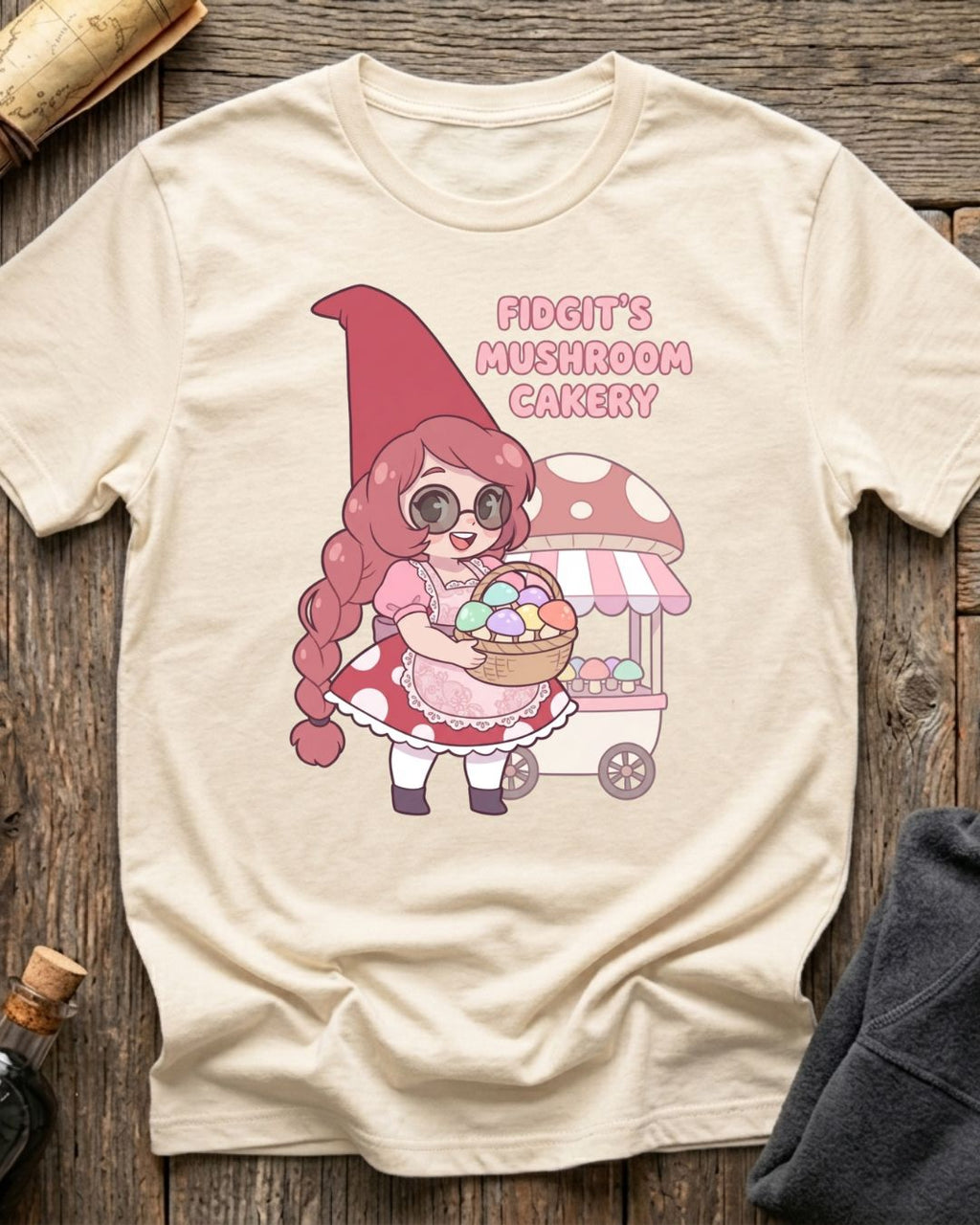 Fidgit's Mushroom Cakery T-Shirt