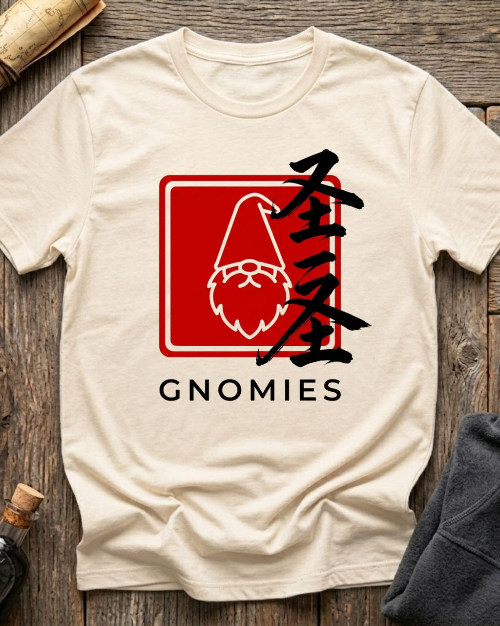 Gnomies Kanji Crest V.1 T-Shirt
