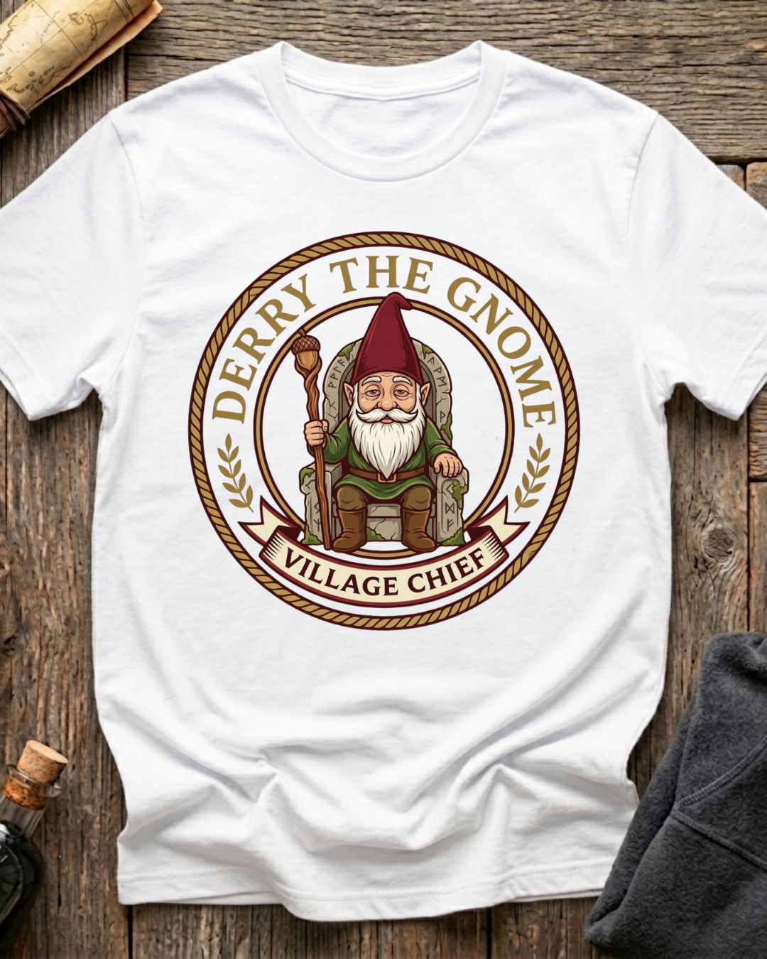 Derry The Gnome Village Chief T-Shirt