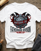Natural 20 Fatherhood Division T-Shirt