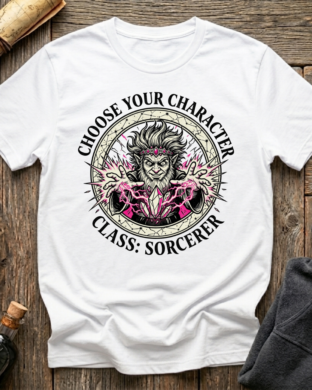 Choose Your Character Class: Sorcerer T-Shirt