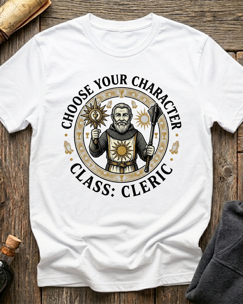 Choose Your Character Class: Cleric T-Shirt