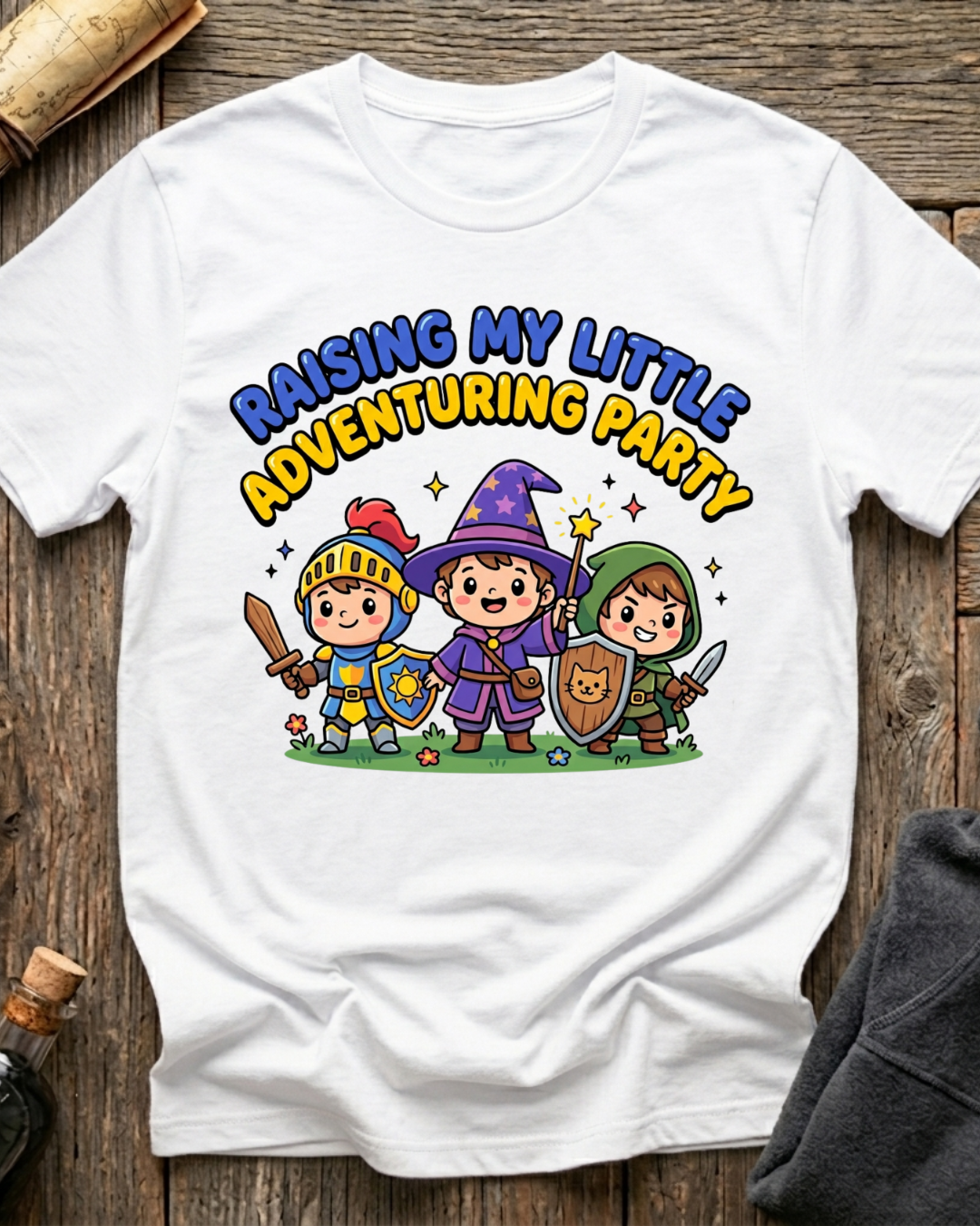 Raising My Little Adventuring Party T-Shirt