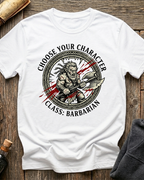 Choose Your Character Class: Barbarian T-Shirt