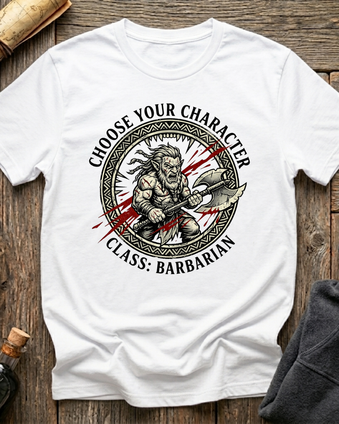 Choose Your Character Class: Barbarian T-Shirt