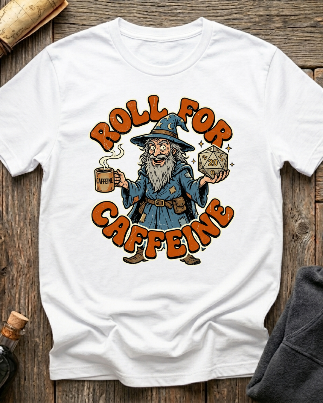 Roll for Caffeine T-Shirt
