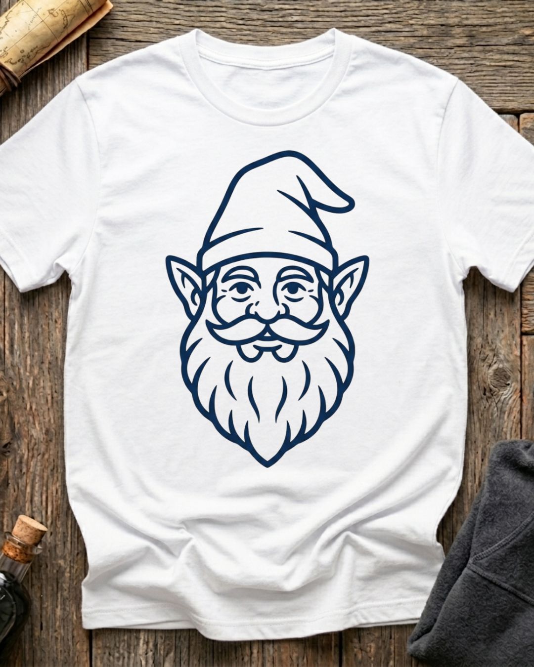 Minimalistic Gnome Head T-Shirt