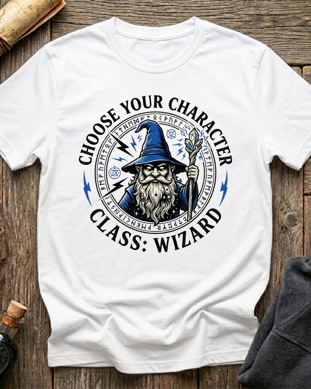 Choose Your Character Class: Wizard T-Shirt