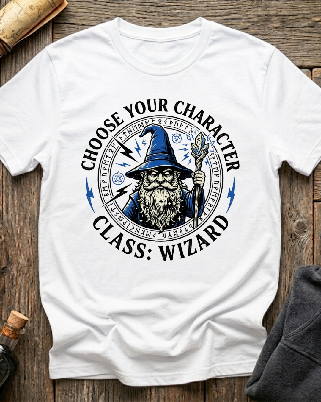 Choose Your Character Class: Wizard T-Shirt