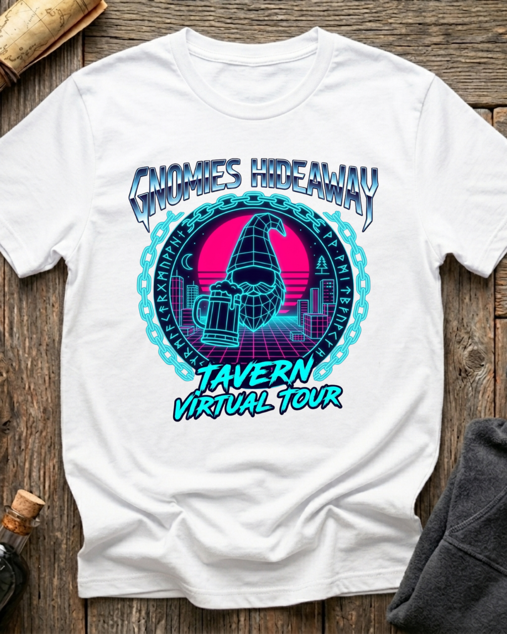 Gnomies Hideaway Tavern Virtual Tour T-Shirt