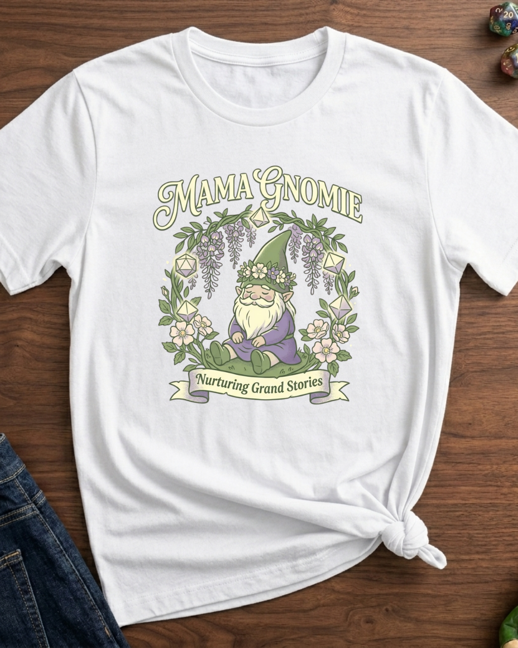 Mama Gnomie - Nurturing Grand Stories T-Shirt