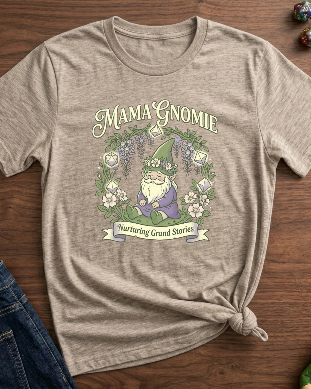 Mama Gnomie - Nurturing Grand Stories T-Shirt