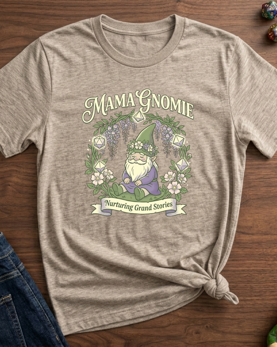 Mama Gnomie - Nurturing Grand Stories T-Shirt