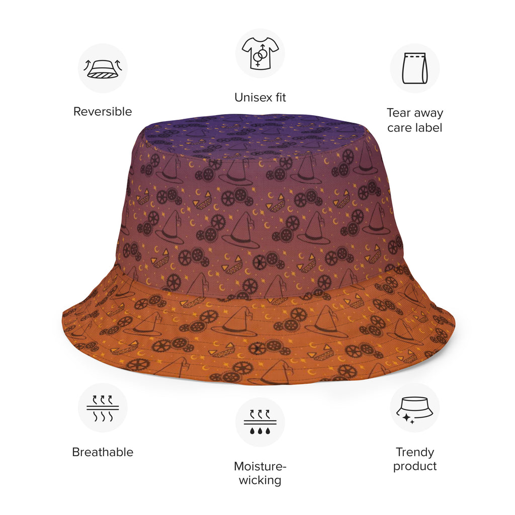 Witchy Bucket Hat – Reversible & Stylish | Gnomies Clothing