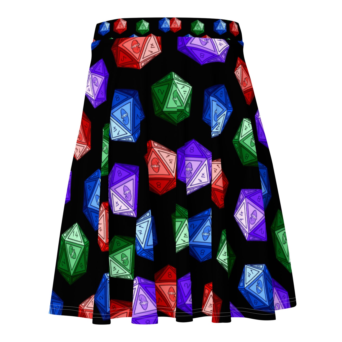 Mixed Gnomies D20 Skater Skirt